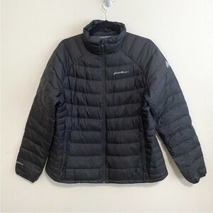 🔥Eddie Bauer - First Ascent Black Puffer Coat with Down Fill - XL